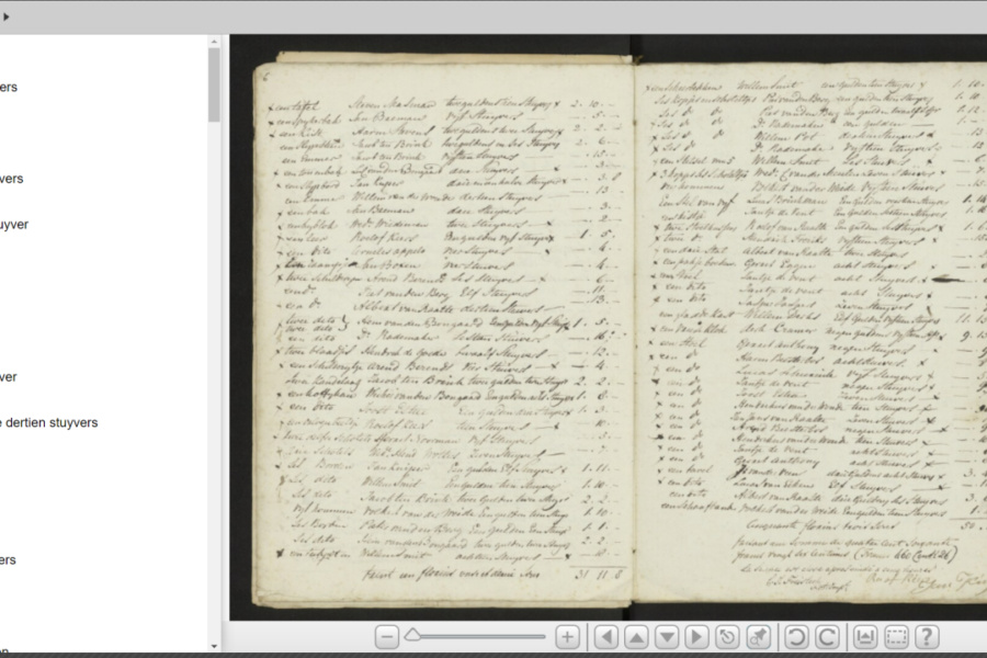 Screenshot transcripties notariele akten