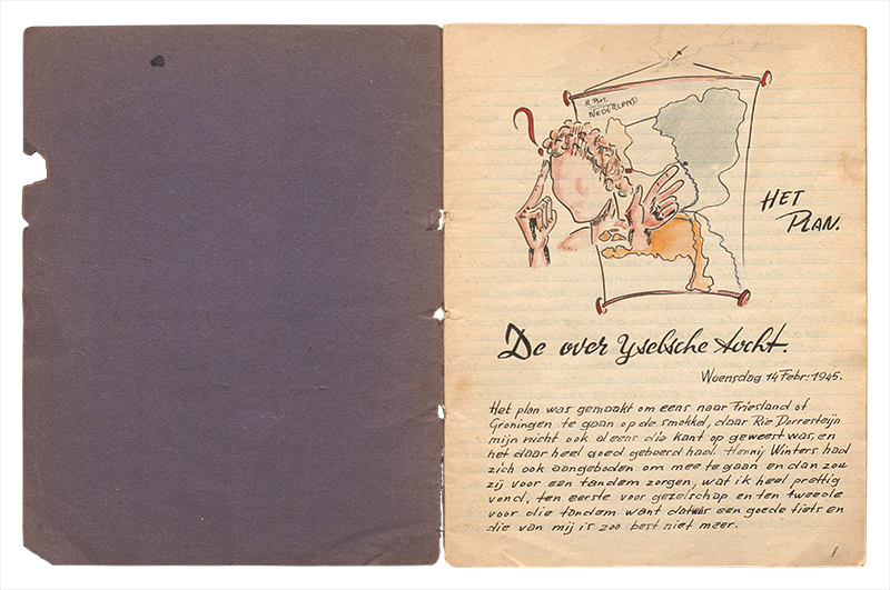De Overijsselsche tocht dagboek voedseltochten hongerwinter Tweede Wereldoorlog voedselhalers Collectie Overijssel