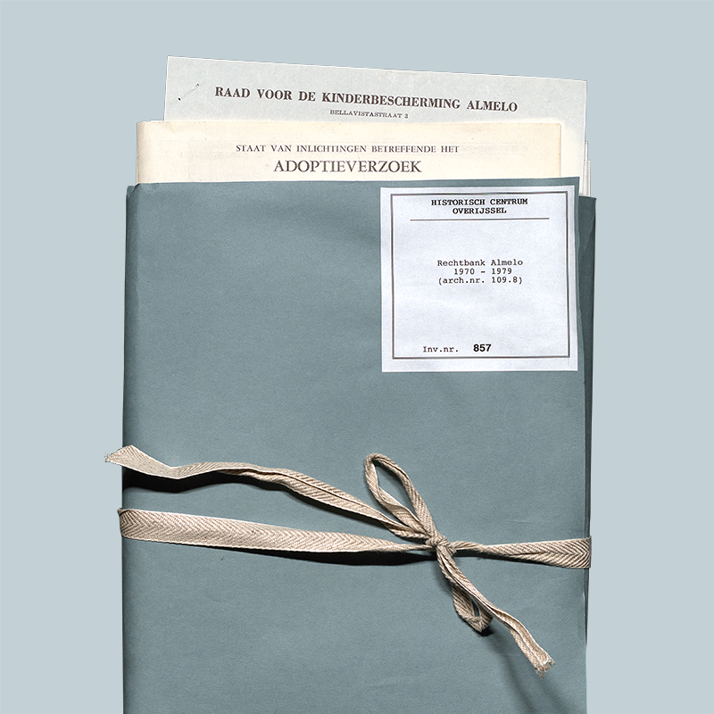 Adoptiedossier Collectie Overijssel adoptieregisterkaarten