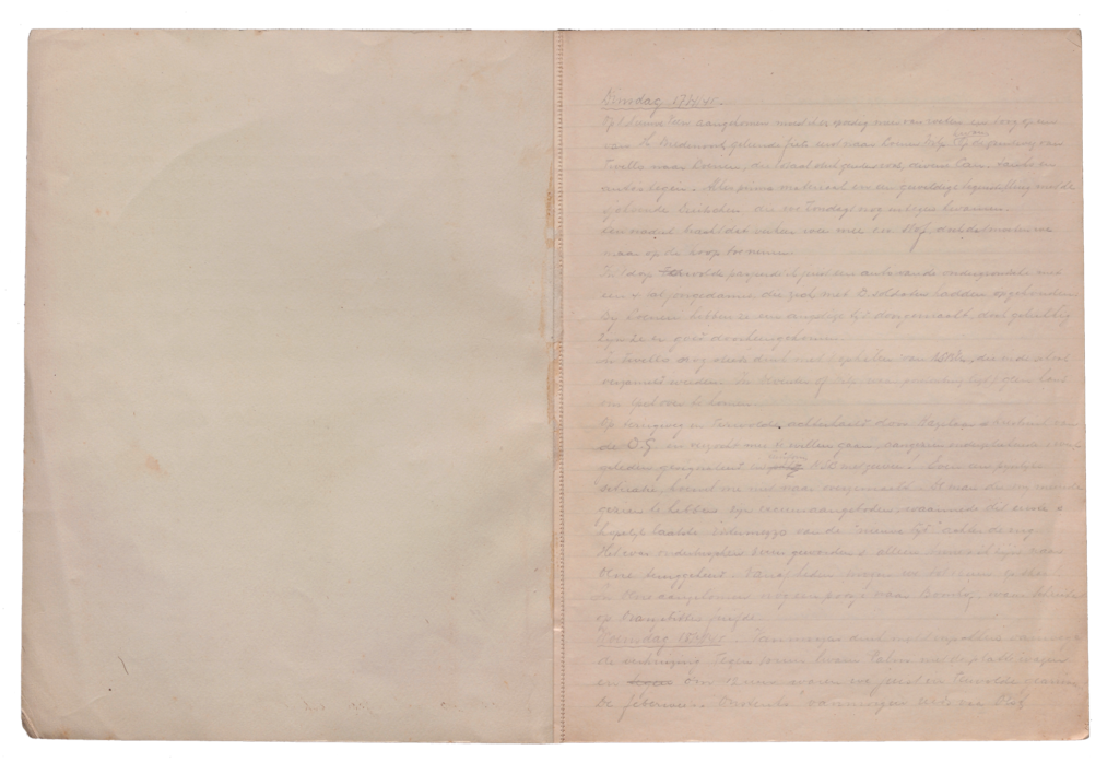 Dagboek Hendrik Veldwachter, 17 april tot 1 mei 1945.